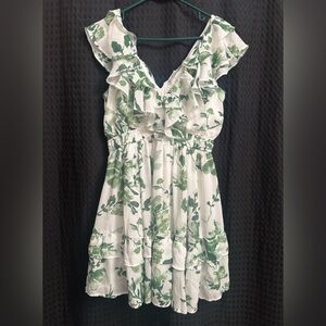 Abercrombie Ruffle Flutter Mini Dress